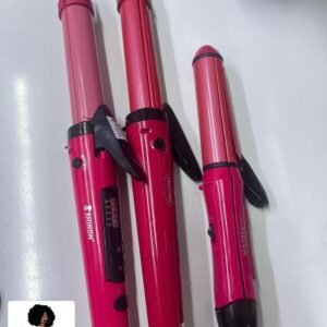 Shinon 2-in-1 tong ceramic hair straightener and curler combo